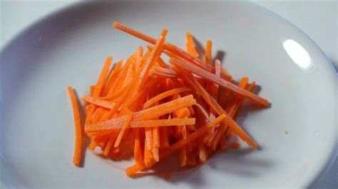 Knife Skills How To Julienne Carrots Youtube