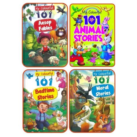 My Colourful 101 Book Stories Kids English Story Book Buku Cerita