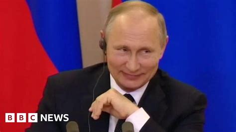 Putin Laughs At Political Chaos In The Us Bbc News