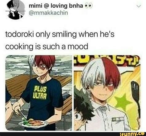 Todoroki Only Smiling When Hes Cooking Is Such A Mood My Hero