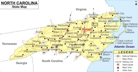 Western Nc Map With Towns And Cities Get Latest Map Update