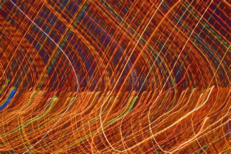 Abstract City Lights Stock Image Image Of Colours Lines 44819003