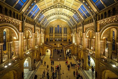 Interior Of The Natural History Museum London United Kingdom R