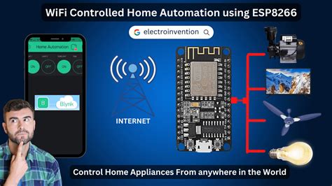 Wifi Controlled Home Automation Using Esp8266 Node Mcu