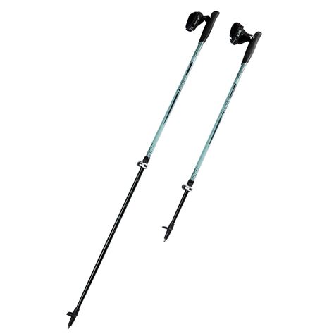 Nw P120 Telescopic Nordic Walking Poles Blacklovat Green Newfeel