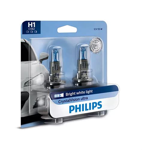 Crystalvision Ultra Car Headlight Bulb 12258cvb2 Philips