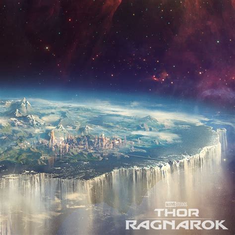 The Poster For Thor Ragnaroks Upcoming Movie Is Shown In This Image