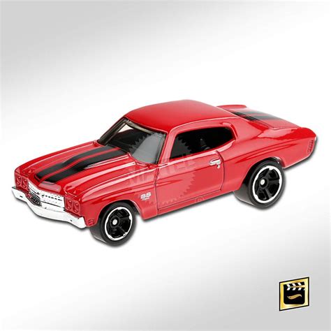 Hot Wheels 70 Chevelle SS Red FAST FURIOUS Scale64