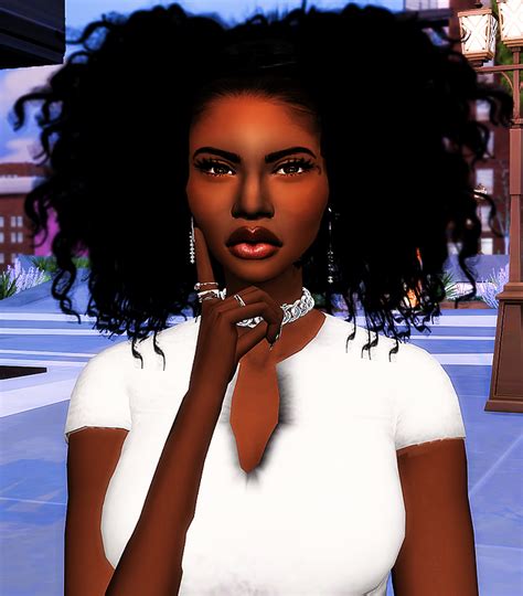 Sims Black Female Hair