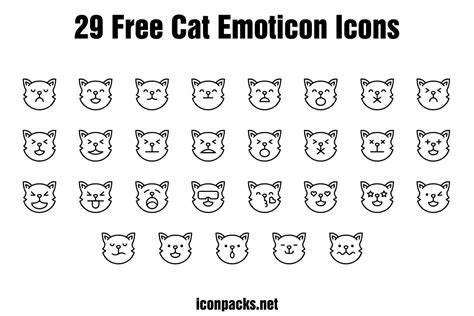 Cat Emoticon Free Icons Free Design Resources