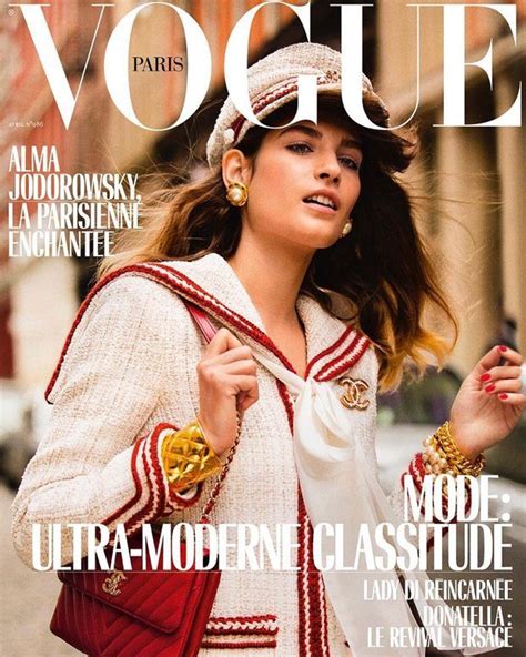Alma Jodorowsky Covers Vogue Paris April 2018 Issue Vogue Paris