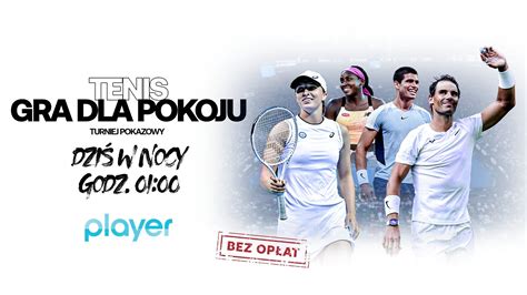 Charytatywny Turniej Pokazowy „tenis Gra Dla Pokoju” Z Udziałem Igi Świątek Dziś Bez Opłat W