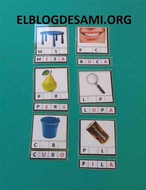 Elegir las leo y formo palabras con cinco letras con 2 y 3 sílabas material imprimible pdf al final del post clasificación los carteles del vocabulario nos sirven para describir los objetos, su forma, color ELBLOGDESAMI.ORG-COMPLETAR-PALABRAS-MESA | Conciencia ...