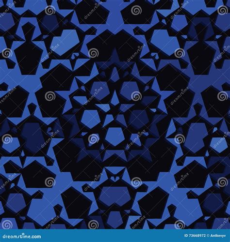 Dark Blue Star Background Stock Vector Illustration Of Shape 73668972