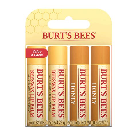 Burts Bees® 100 Natural Moisturising Lip Balm Beeswax And Honey 4