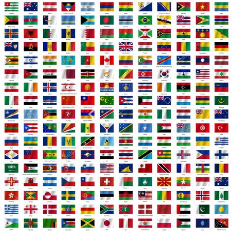 Lista 101 Imagen De Fondo Flags Of The World With Names Mirada Tensa
