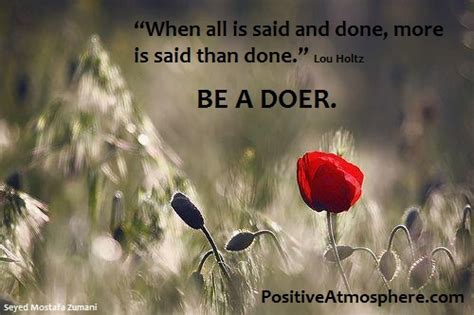 Be A Doer Quotes Quotesgram