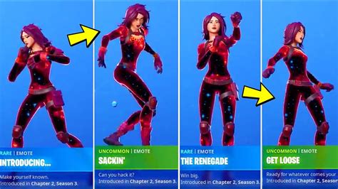 Fortnite Starflare Skin Showcased With All Leaked Emotes The Renegade