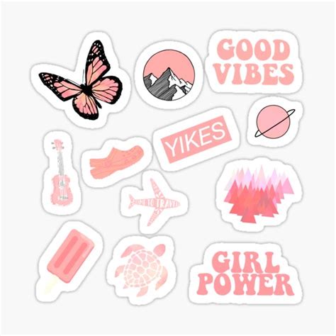 Pink Stickers Redbubble