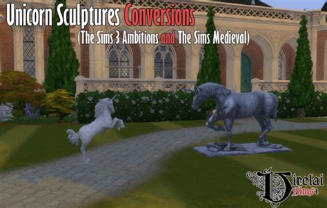 Unicorn Sculptures Conversion The Sims 4 Catalog