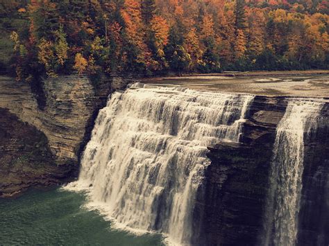 Waterfalls Waterfall Precipice Water Hd Wallpaper Wallpaper Flare