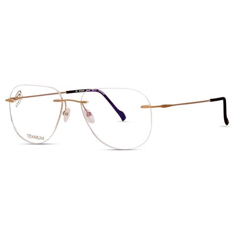 stepper rimless titanium si82245 large rimless glasses lightweight titanium eyeglass frame