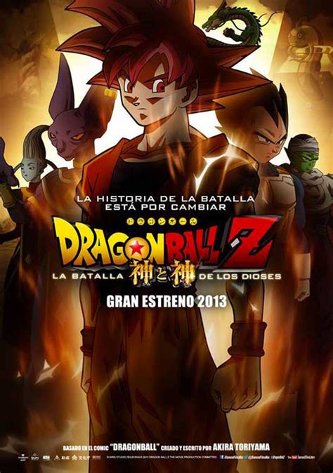 After awakening from a long slumber, beerus, the god of destruction is visited by whis, his attendant and learns that the galactic overlord frieza has been defeated by a super saiyan from the north quadrant of the universe named goku, who is also a former. Dragon Ball Z: Battle of Gods, due poster inediti | Movie for Kids