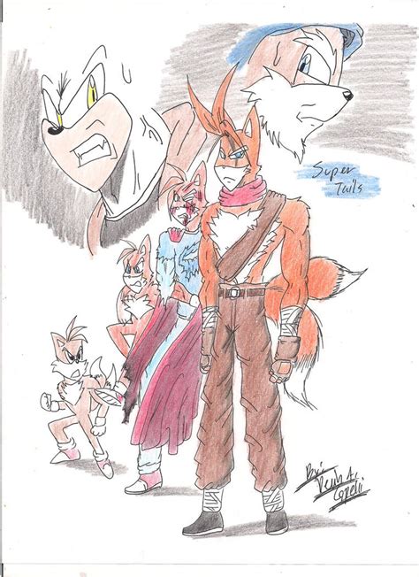 Tails Transformation And History By Blackknife12 On Deviantart