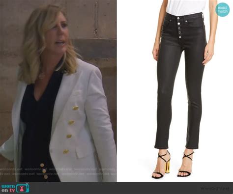 Wornontv Vickis White Double Breasted Blazer On The Real Housewives