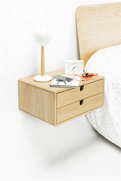 See more ideas about bedside table, wall mounted bedside table, floating bedside table. Floating nightstand bedside table with 2 drawers in solid ...