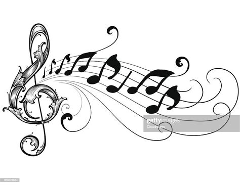 Ornate Musical Treble Clef High Res Vector Graphic Getty Images