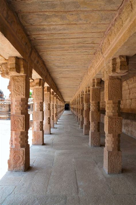 Carved Pillars Of The Northern Cloister Airavatesvara Temple