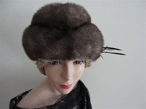 Vintage Mink Grey Sapphire Fur Women 60s Luna Furs Canada Med Etsy