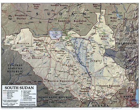 South Sudan Maps
