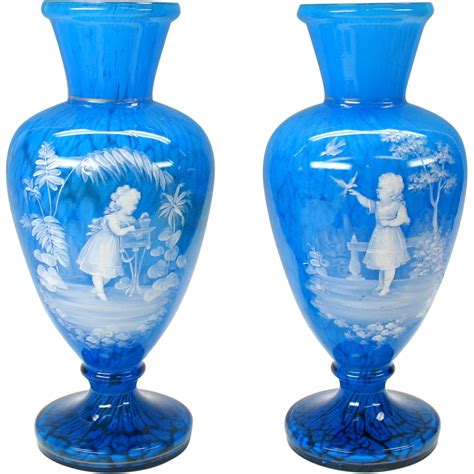 amazing-pair-19th-century-aqua-blue-cased-glass-mary-gregory-vases-facing-pair-hand-painted