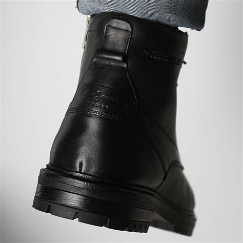 Pepe Jeans Boots Ned Leather Pms50215 Black