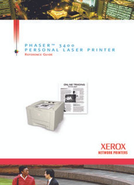 Phaser 3400 Personal Laser Printer Reference Guide Pdf