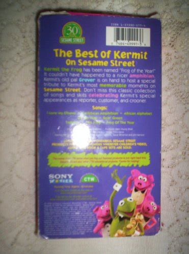 Sesame Street Best Kermit Vhs