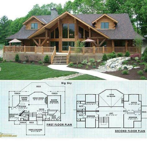5 Incredible Luxury Log Home Floor Plans And Designs 2023 Ideas