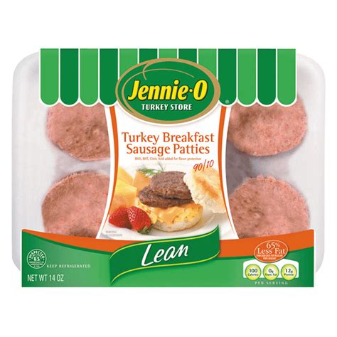 Jennie O Turkey Store Original Turkey Breakfast Sausage Patties 14 Oz