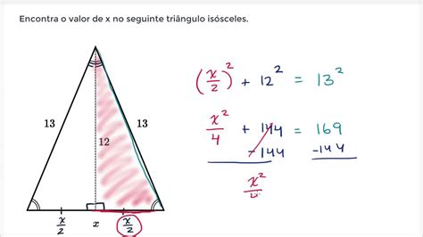 Teorema De Pitágoras Em Triângulos Isósceles Khan Academy Em