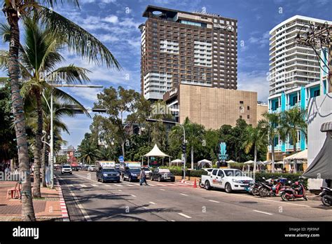 Hilton Hotel Pattaya Beach Thailand High Resolution Stock Photography