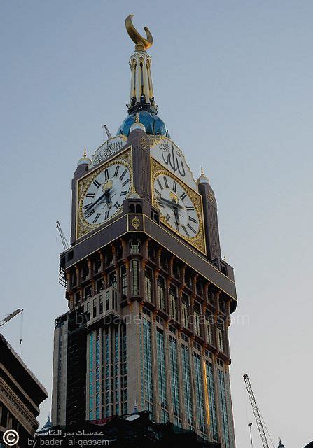 The Worlds Largest Clock Tower Grand Mosque Mecca Saudi Arabia