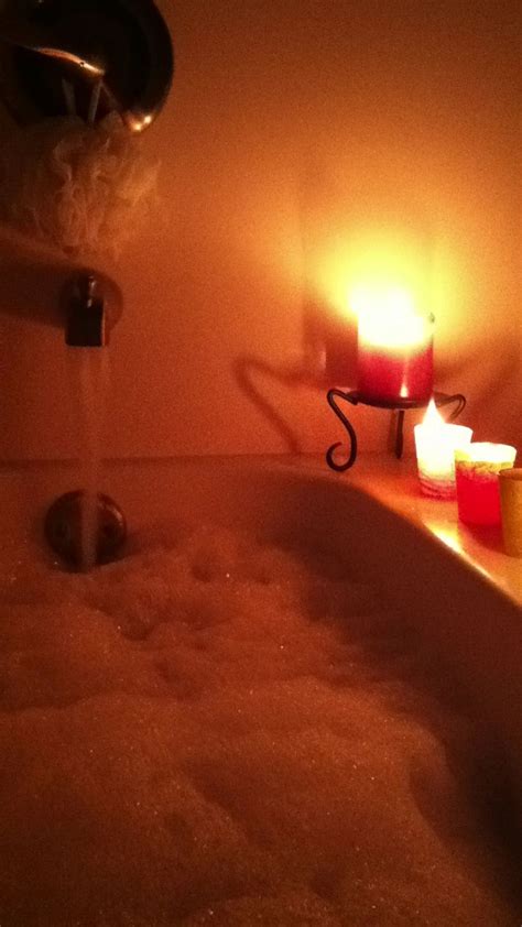 A Glass Of Sweet Red Wine Soft Music Aromatherapy Candles And Calgon Bubble Bath With A
