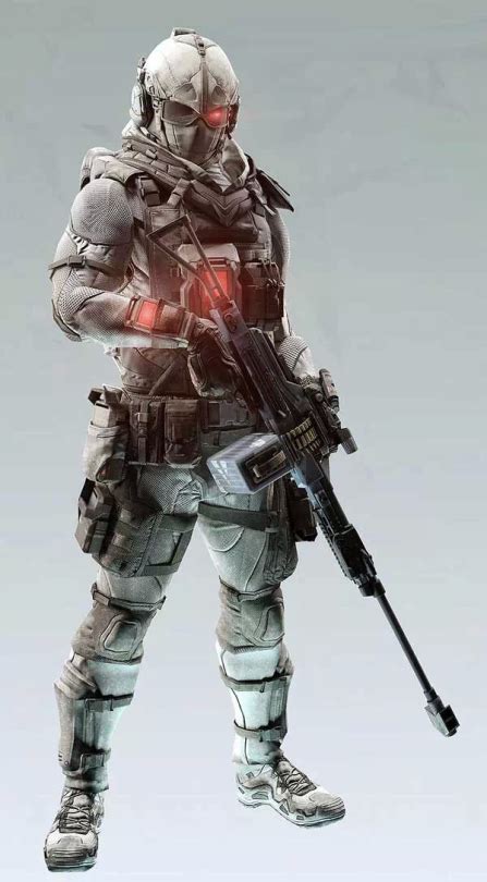 Sekigan Concept Art Fighter Warrior Sniper Illustration And Character