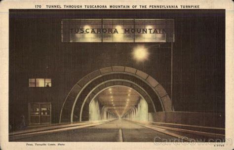 Tunnel Through Tuscarora Mountain Of The Pennsylvania Turnpike