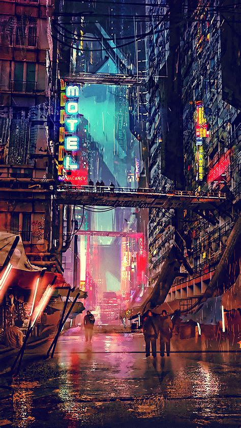 2160x3840 Science Fiction Cyberpunk Futuristic City
