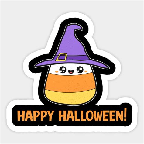 Cute Happy Halloween Cute Halloween Design Sticker Teepublic