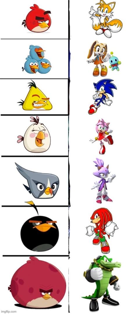Angry Birds 2 Flock As Sonic Characters Angrybirds