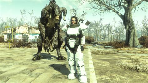 A Girl And Her Deathclaw At Fallout 4 Nexus Mods And Community